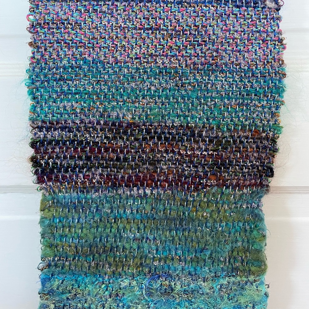 Twisted Textiles Handwoven Scarf 78” - Picture 6 of 6